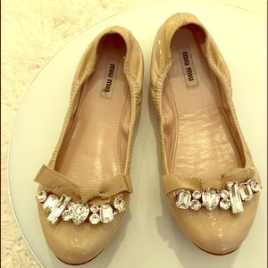 miu miu ballet flat Nude In Color Size36.5